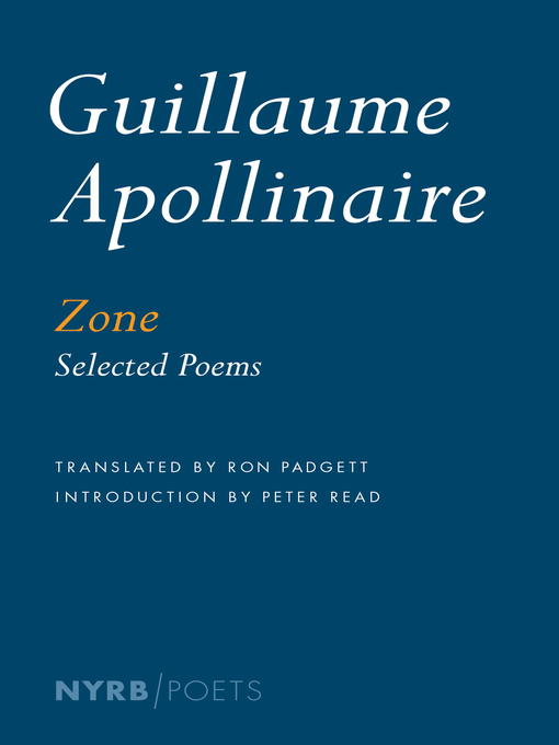 Title details for Zone by Guillaume Apollinaire - Wait list